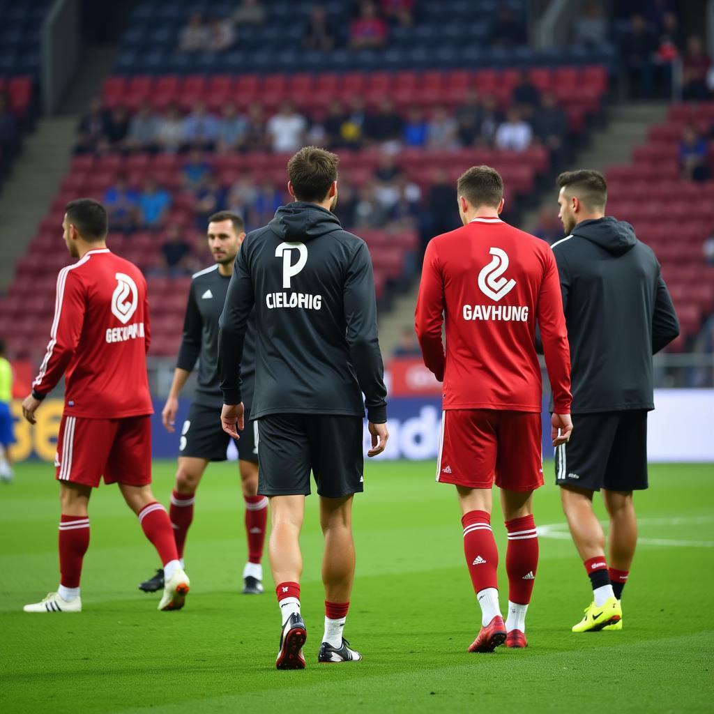 Bayer Leverkusen Training zur Vorbereitung auf das Heimspiel in der BayArena