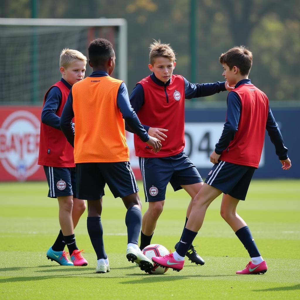 Bayer Leverkusen U15 Trainingseinheit