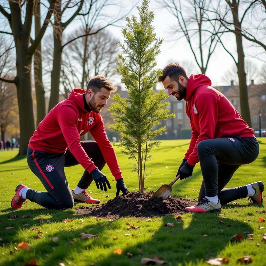 Bayer Leverkusen Engagement für Umweltschutz