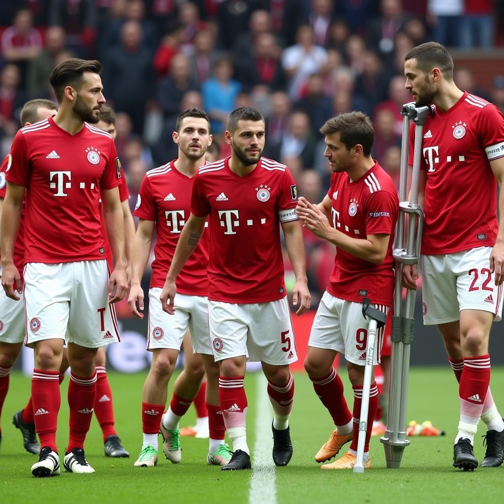 Spieler Verletzungen Bayern Leverkusen