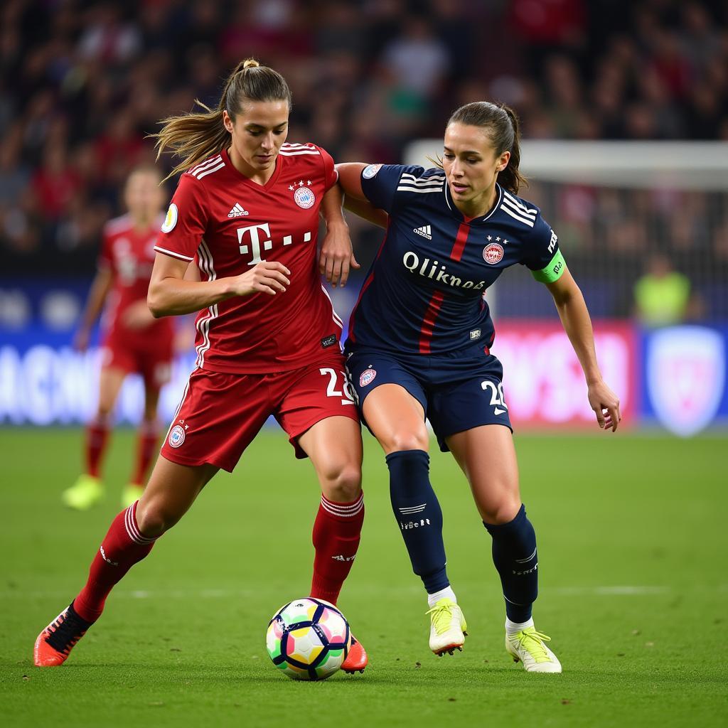 Spannendes Duell zwischen Bayern und Leverkusen Frauen