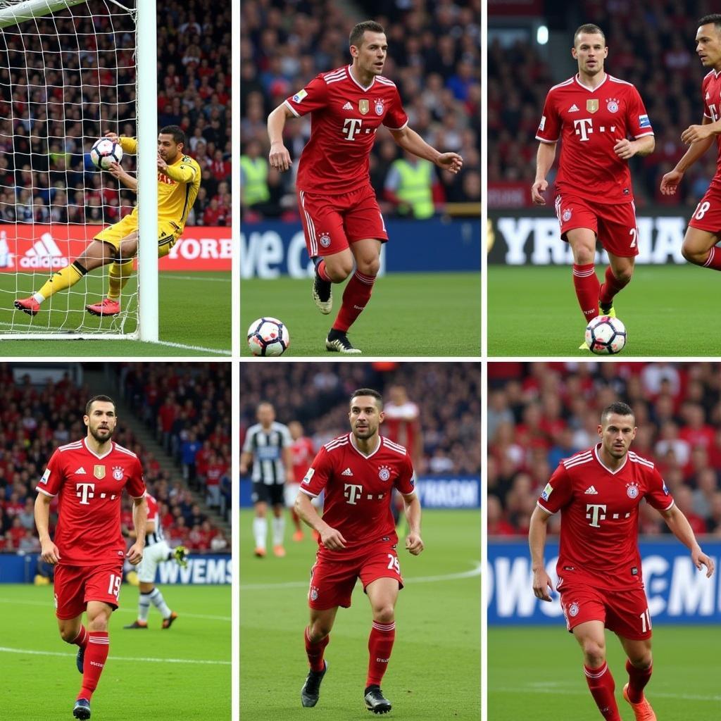 Spektakuläre Tore im Duell Bayern gegen Leverkusen