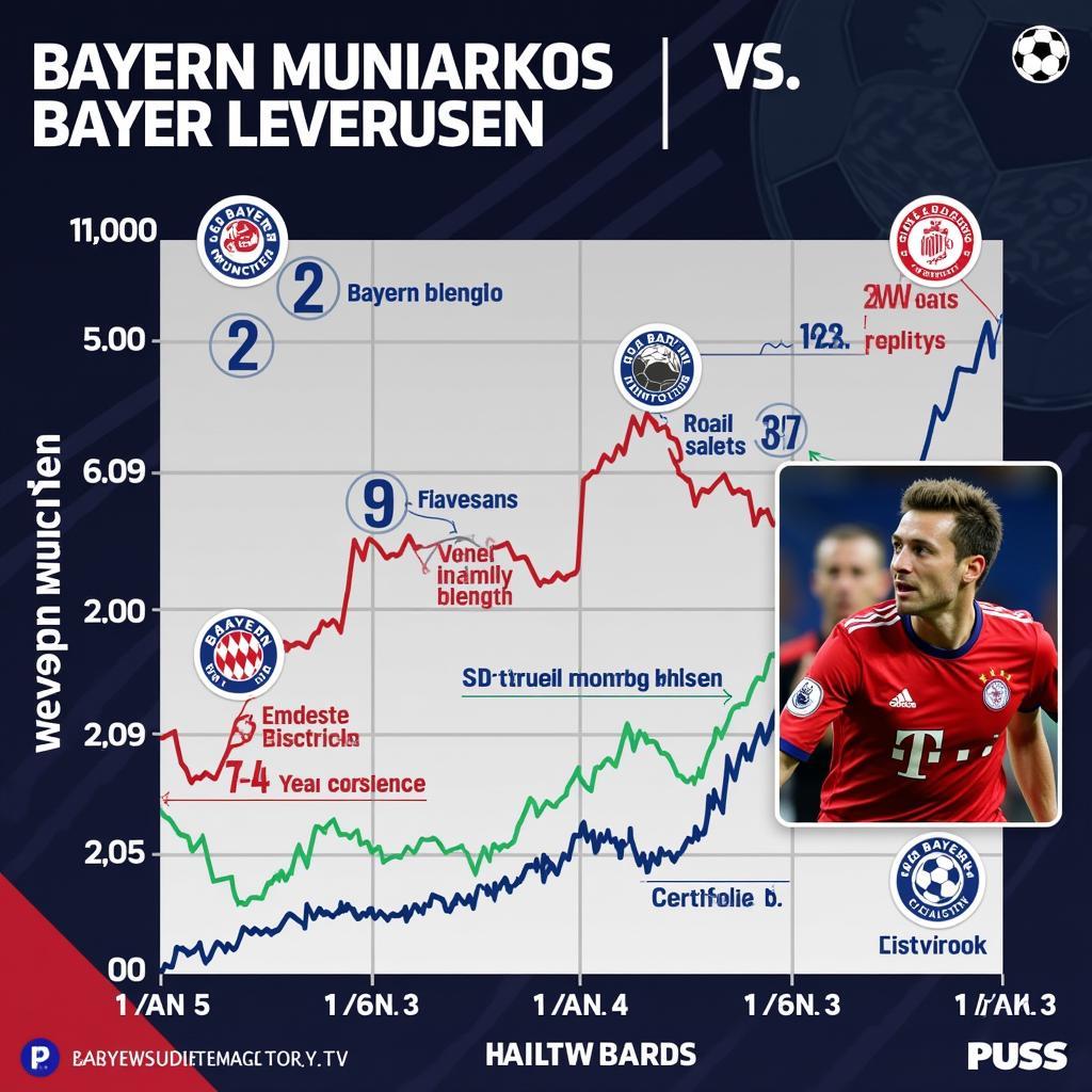 Torstatistik von Bayern München und Bayer Leverkusen