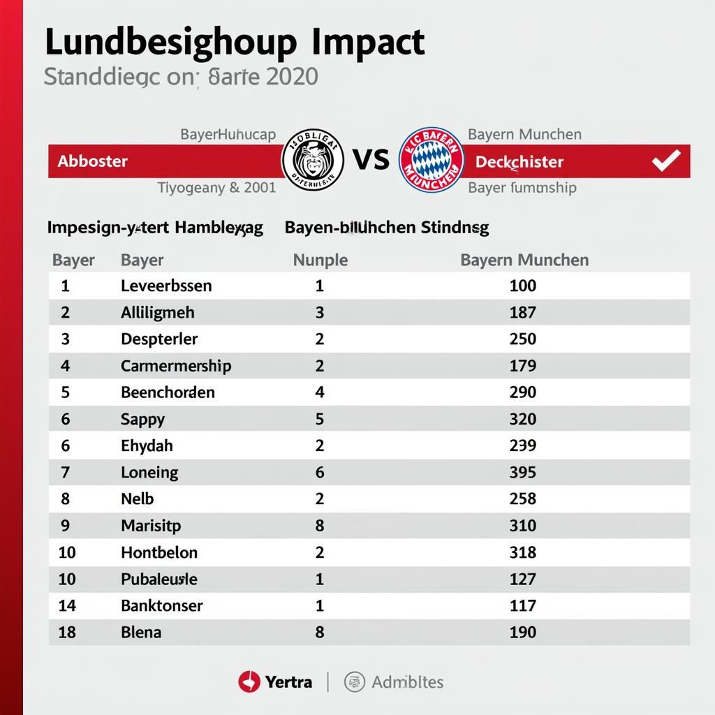 Die Bedeutung des Spiels Leverkusen gegen Bayern für die Bundesliga Tabelle