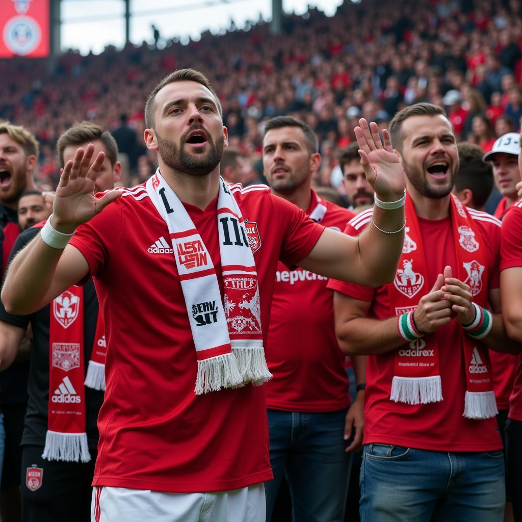 Bella Ciao Gesänge der Leverkusen Fans