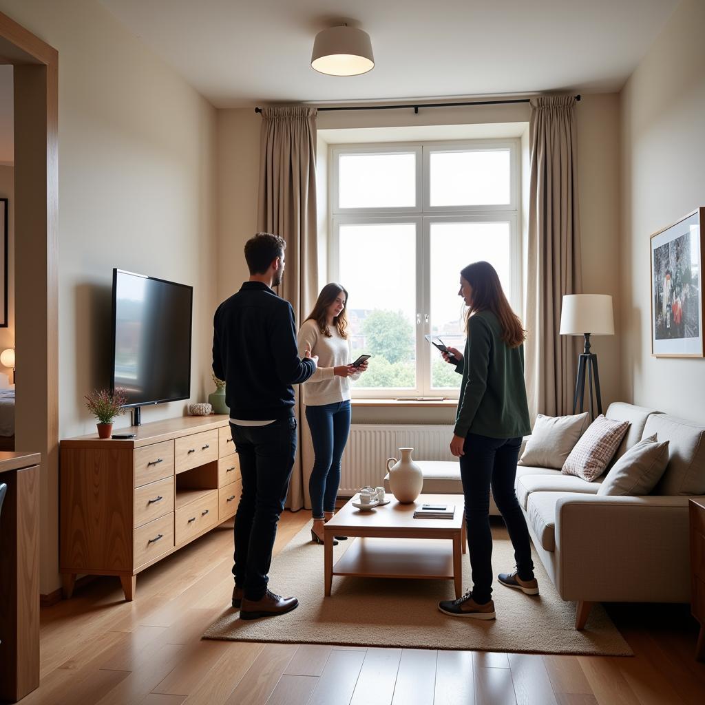 Besichtigungstermin einer 4-Zimmer-Wohnung in Leverkusen