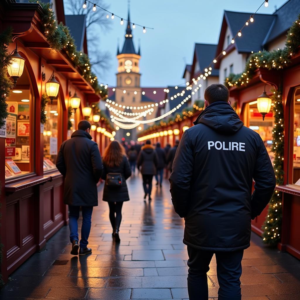 Besucher am Leverkusener Weihnachtsmarkt: Sicherheit geht vor