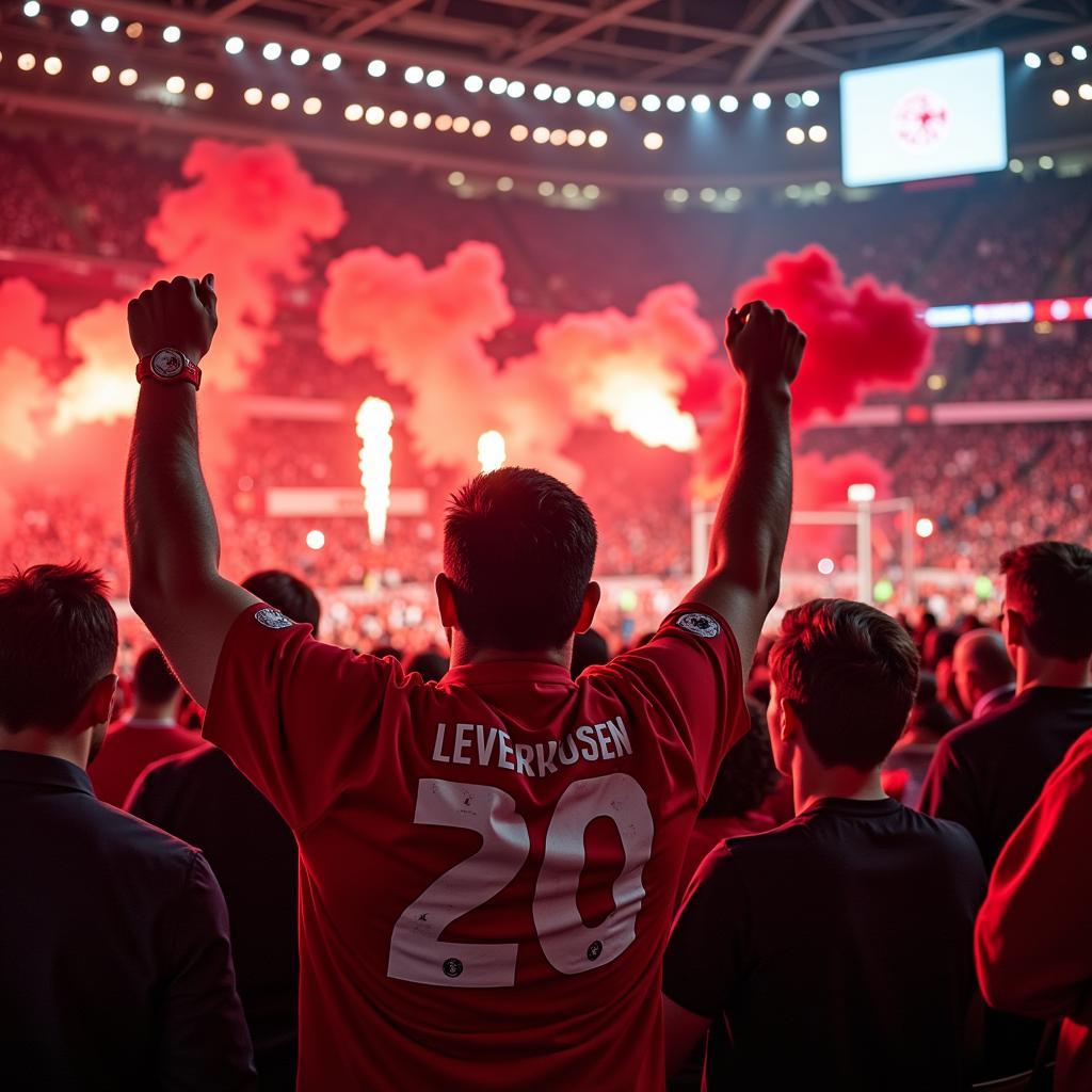 Die Unterstützung der Fans ist entscheidend für den Titel Bundesliga Leverkusen Meister