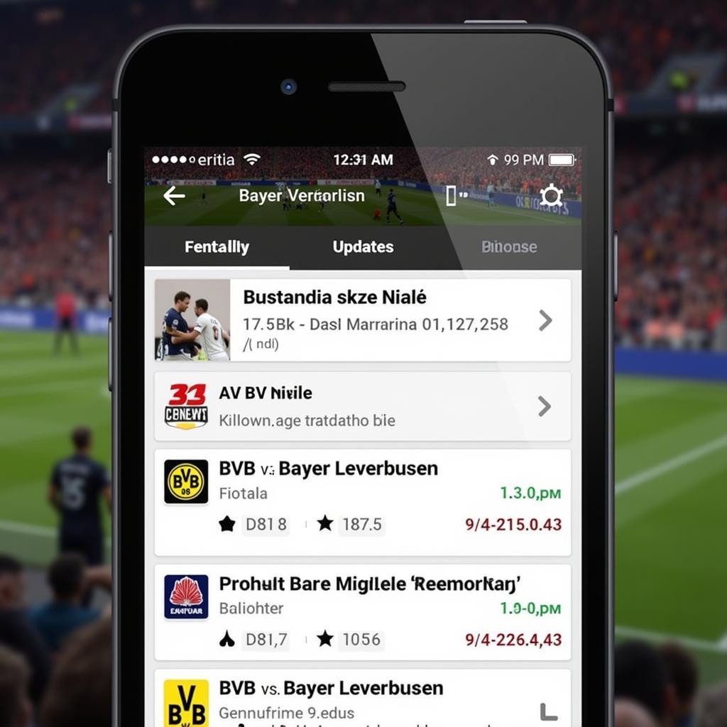 Live-Ticker BVB gegen Bayer Leverkusen auf dem Smartphone verfolgen