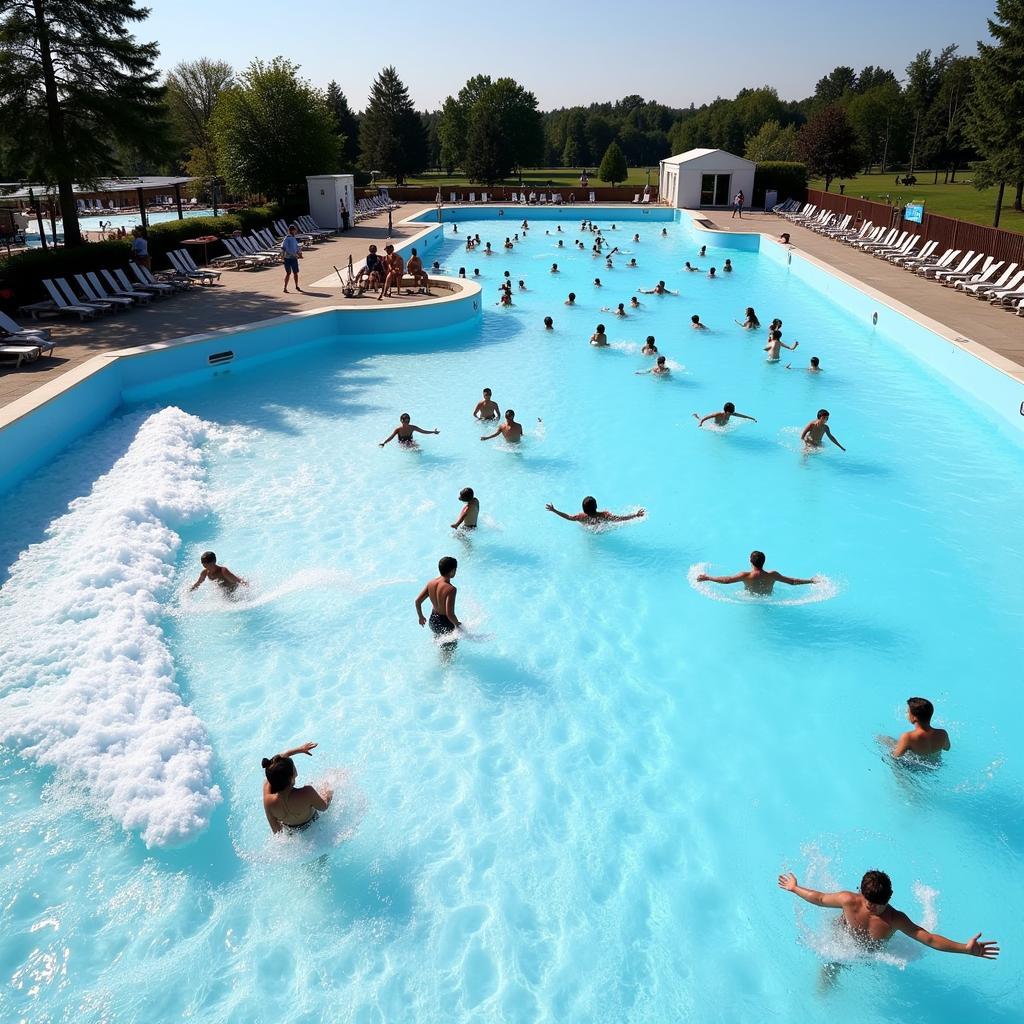 Erlebnisbecken im Caleyornia Schwimmbad Leverkusen