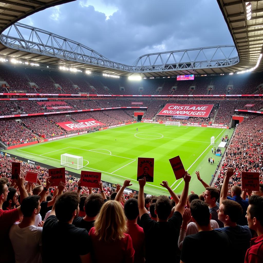 Bayer Leverkusen Fans träumen von Cristiano Ronaldo