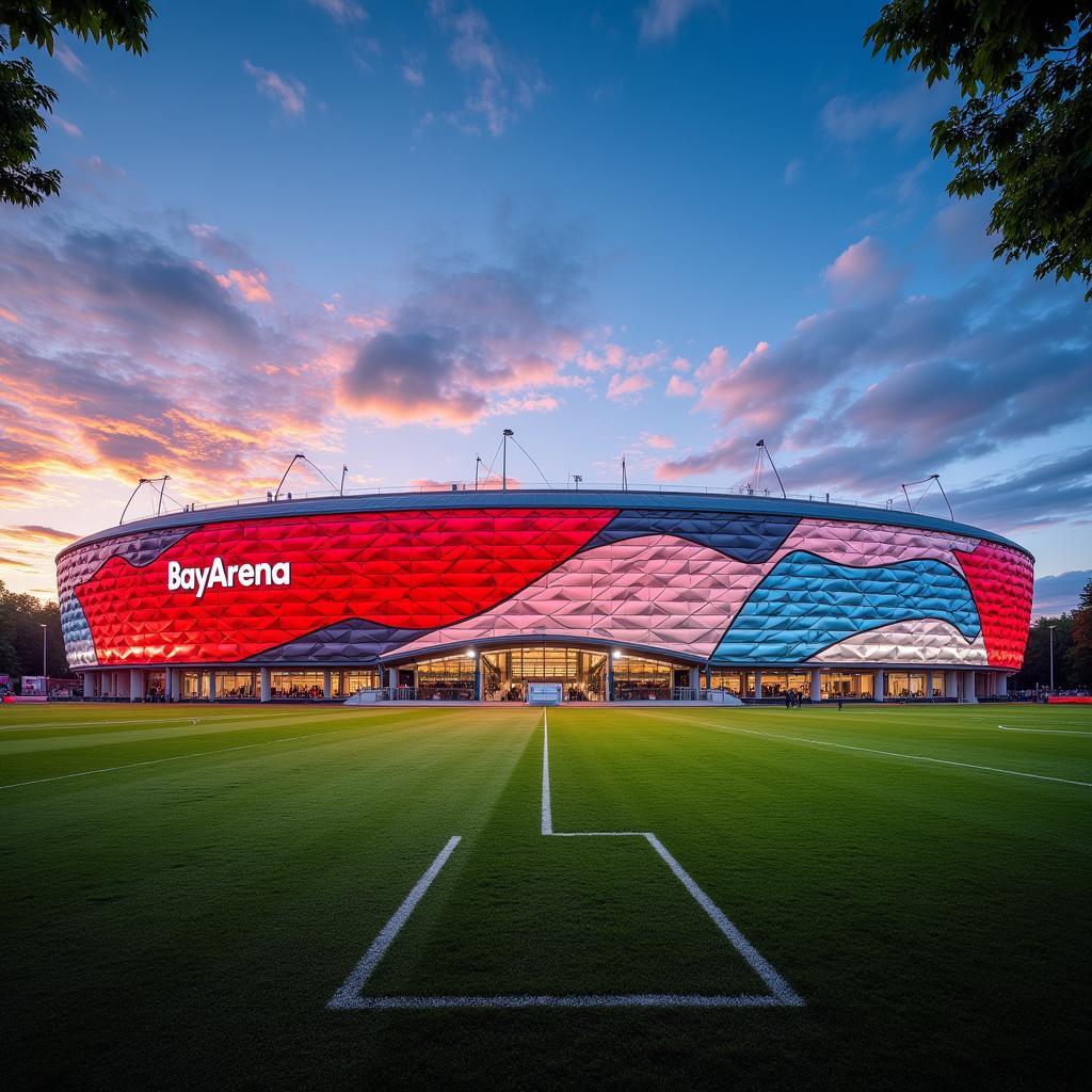 Die BayArena, das Zuhause von Da Capo Leverkusen, ist bereit für spannende Spiele.