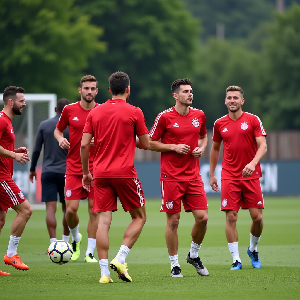 Das Da Capo Leverkusen Team trainiert hart für die kommende Saison.