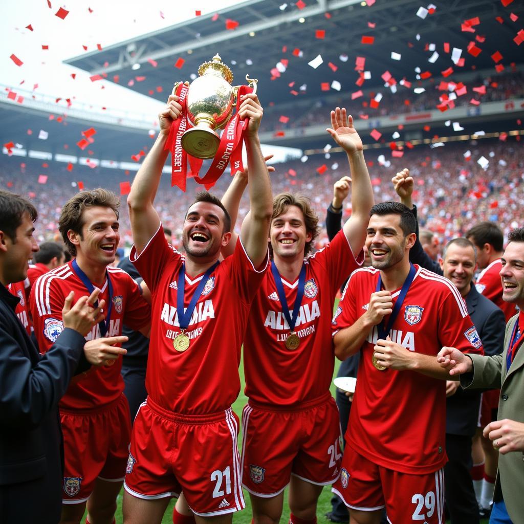 Bayer Leverkusen gewinnt den DFB-Pokal 1993