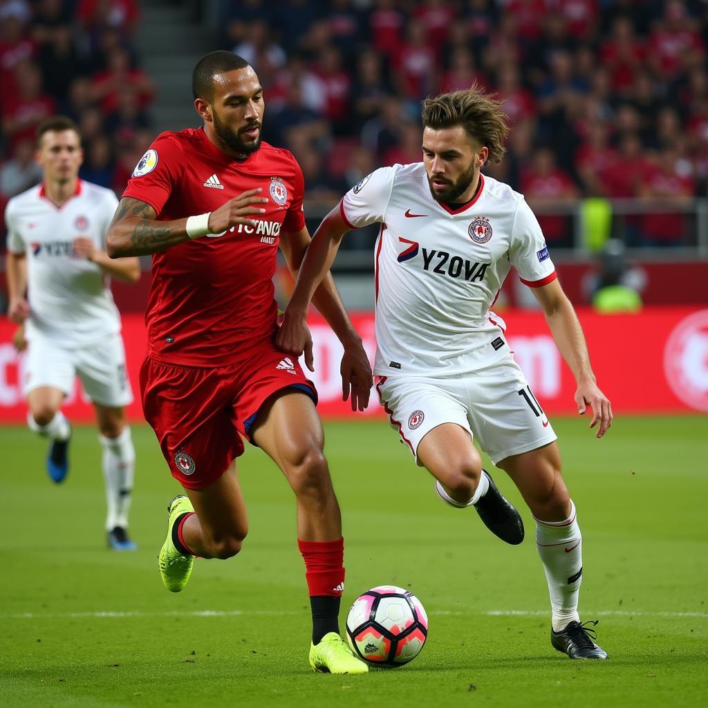 Bayer 04 Leverkusen im DFB-Pokal Finale