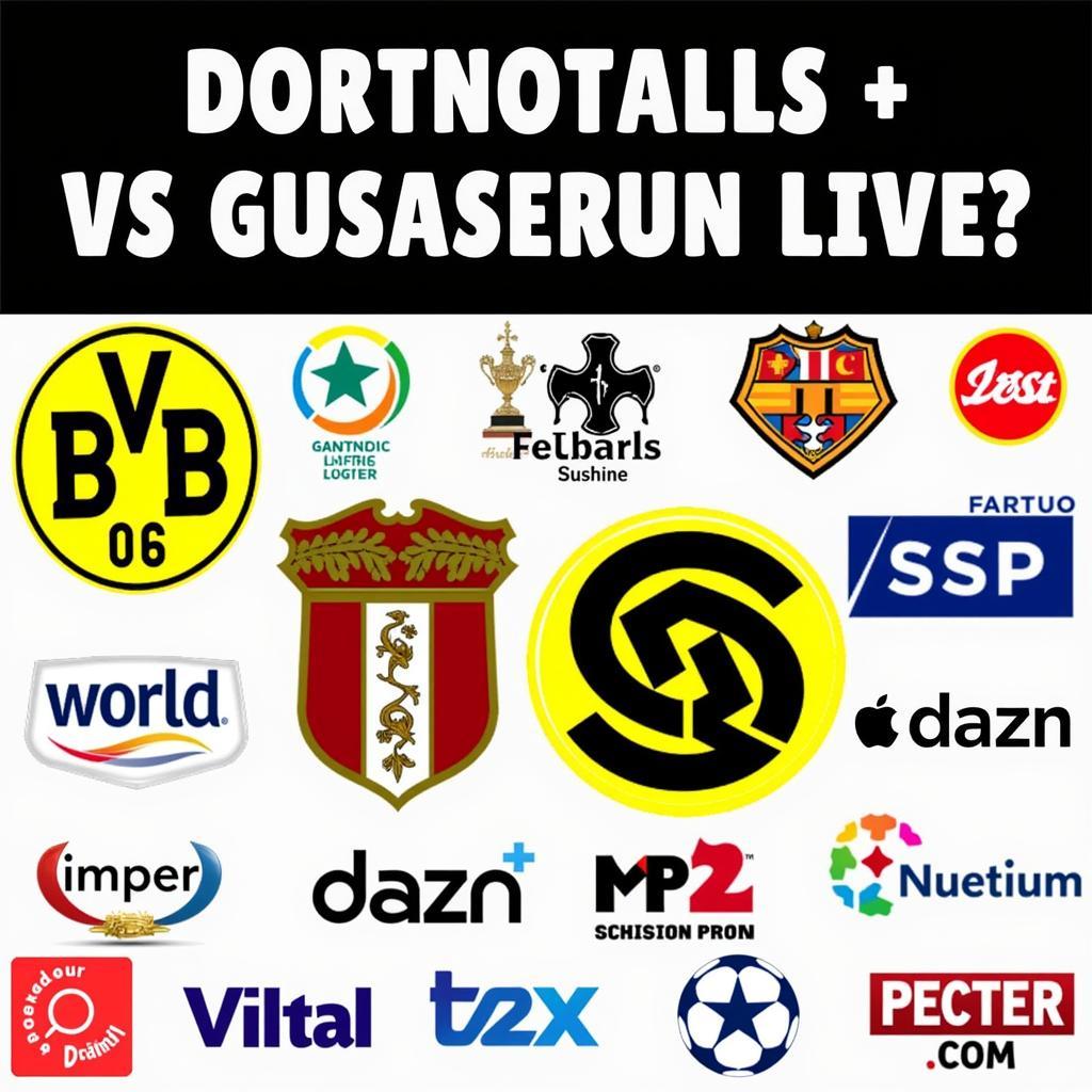 Livestream-Optionen für Dortmund gegen Leverkusen