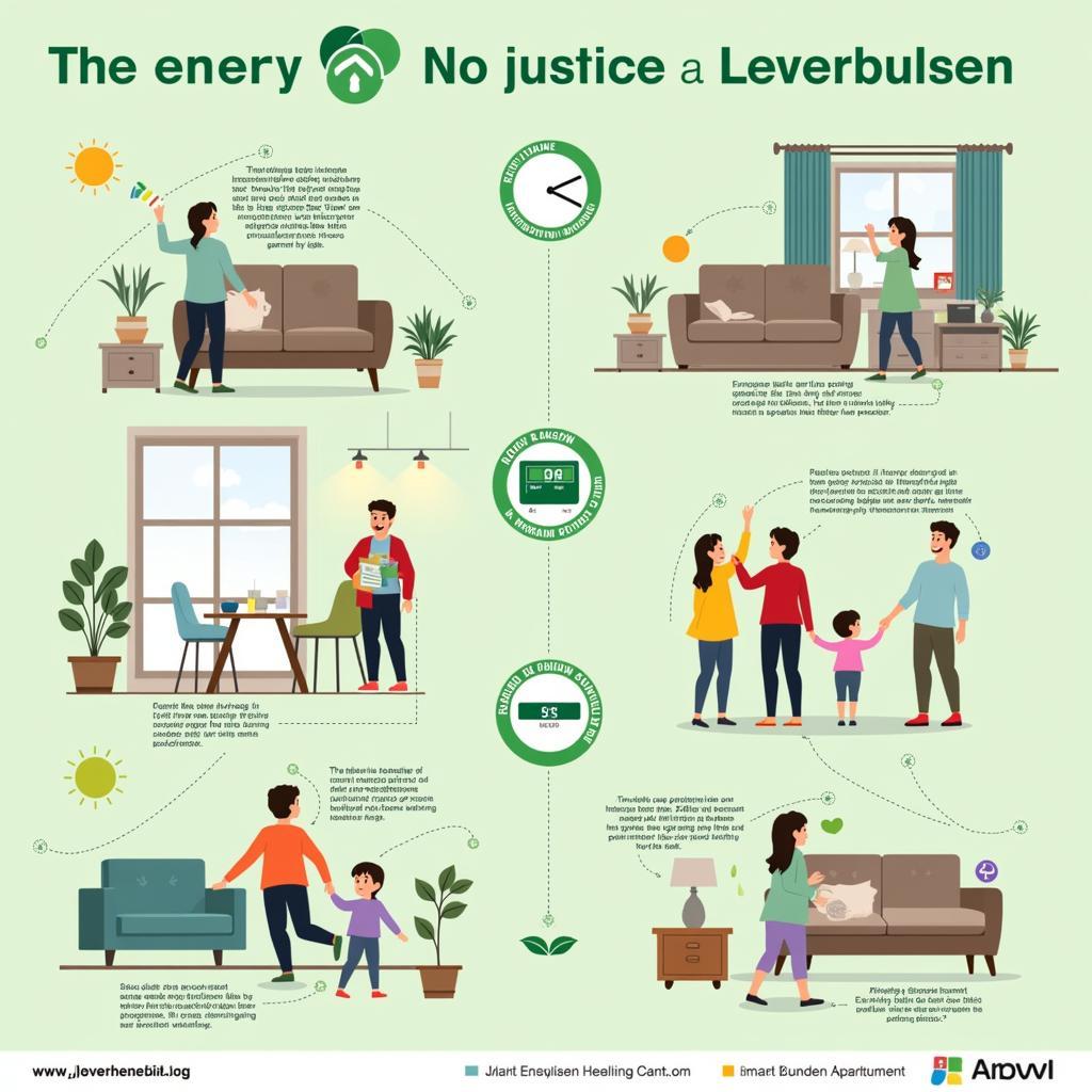 Energiesparen in einer Wohnung in Leverkusen