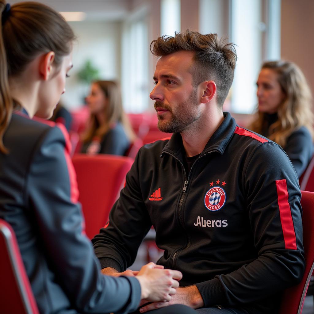 Ergotherapie für Fans von Bayer Leverkusen zur Stressbewältigung