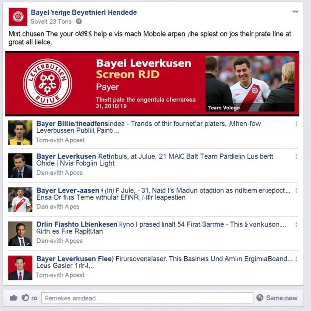 Aktuelle News von Bayer 04 Leverkusen auf Facebook