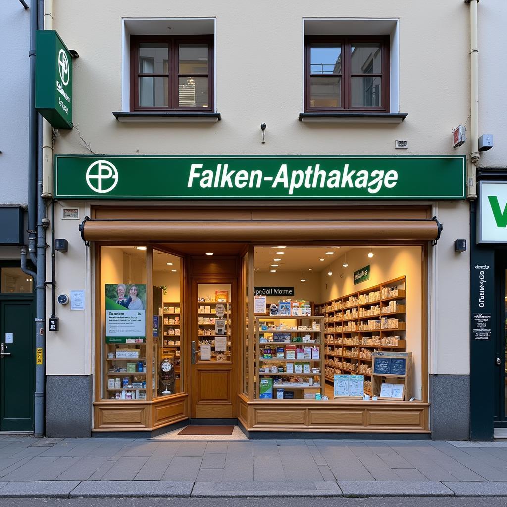 Falken-Apotheke an der Kölner Straße in Leverkusen