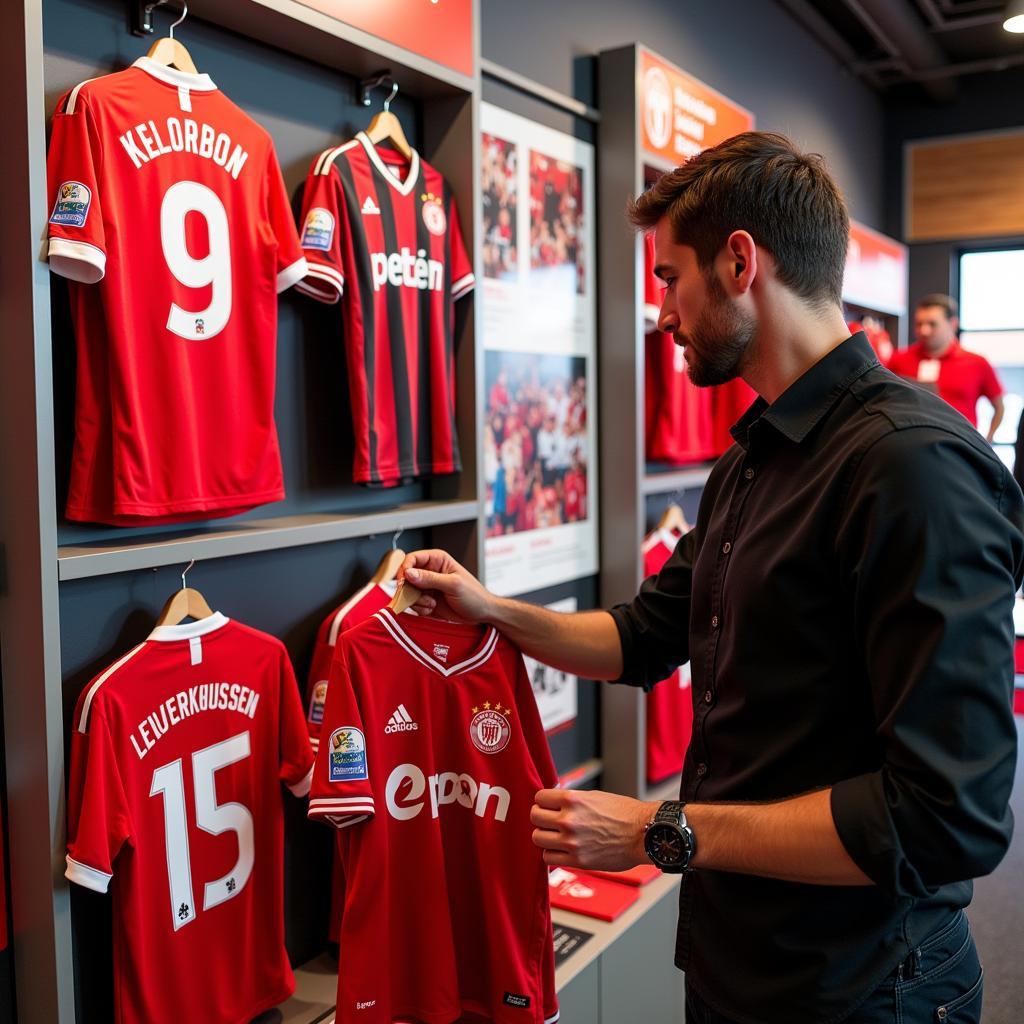 Bayer 04 Leverkusen Trikots im Fan Shop Bergisch Gladbach