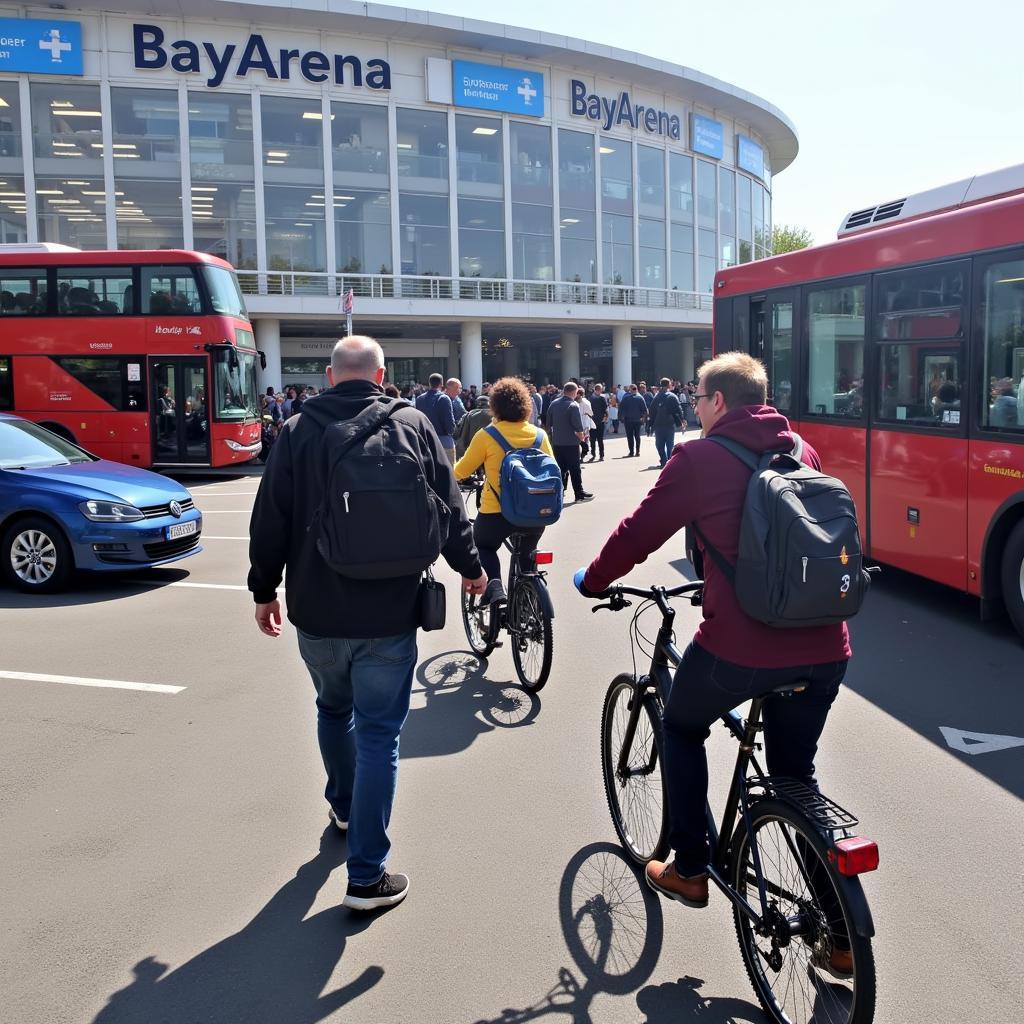 Fans reisen entspannt zum Stadion ohne Ausgangssperre an