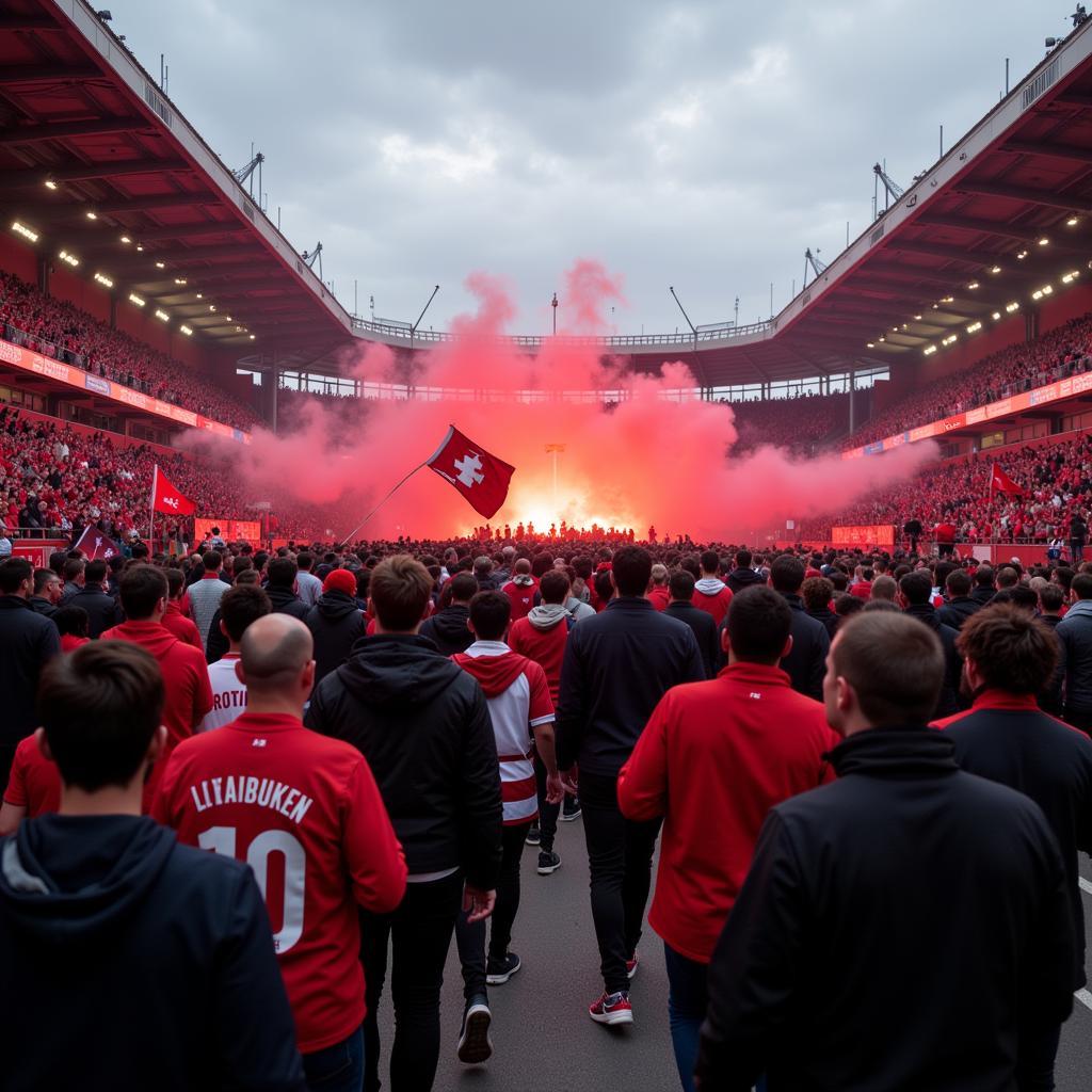 Fans Anreise BayArena