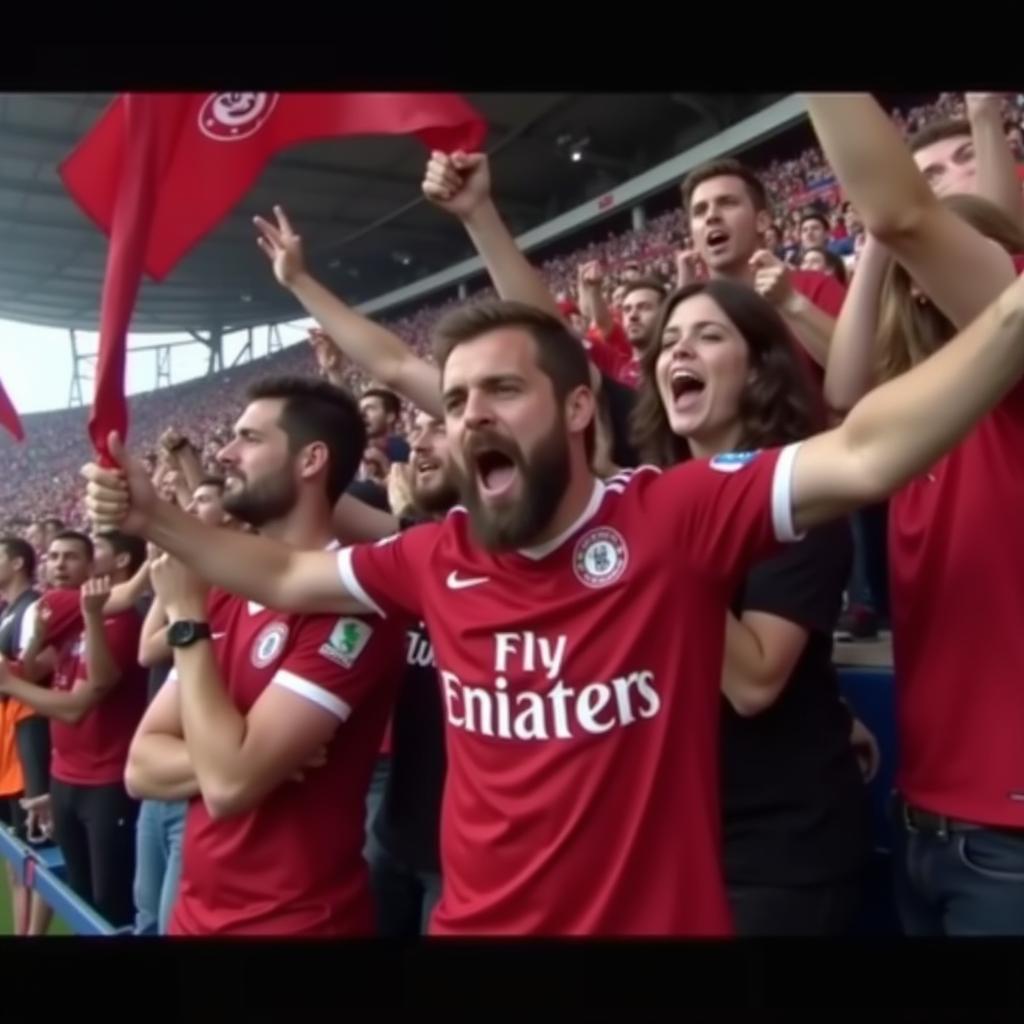 Fans feiern Bayer 04 Leverkusen Sieg YouTube