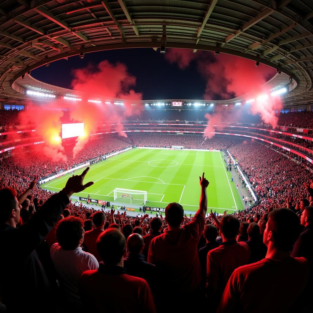 Fans Hamburg Leverkusen 2005