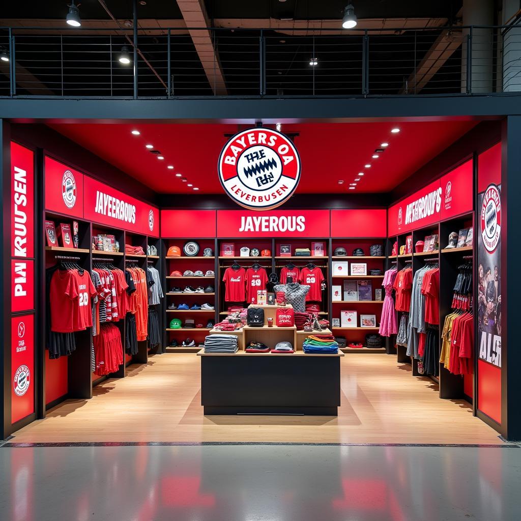 Offizieller Fanshop im Stadion der Bayer 04 Leverkusen