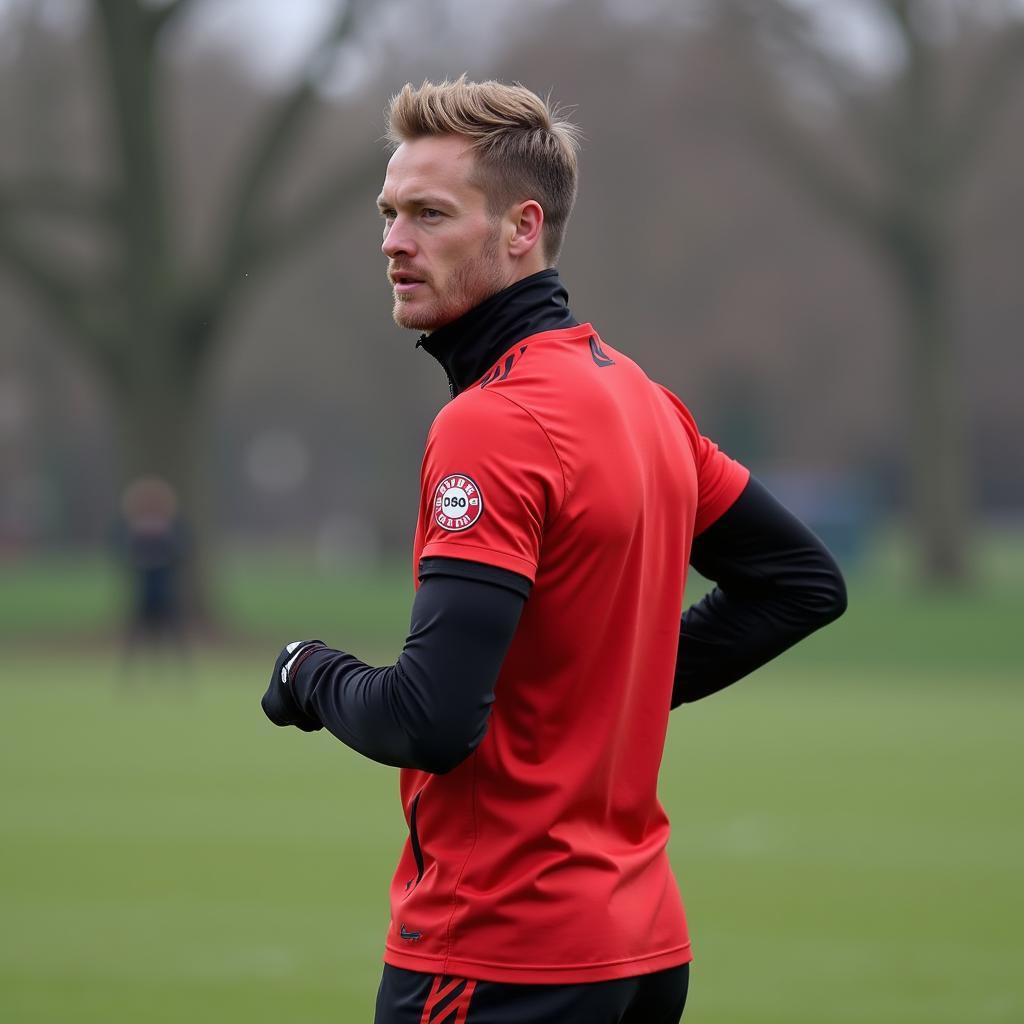 Florian Wirtz beim Training mit Bayer 04 Leverkusen