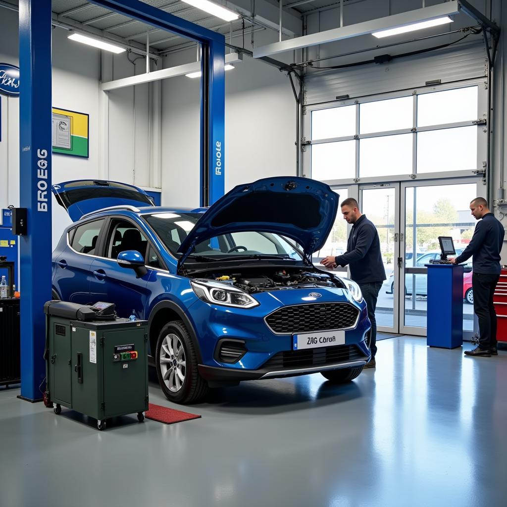 Ford NRW Garage Werkstatt Leverkusen: Modernste Technik und erfahrene Mechaniker für Ihren Ford.