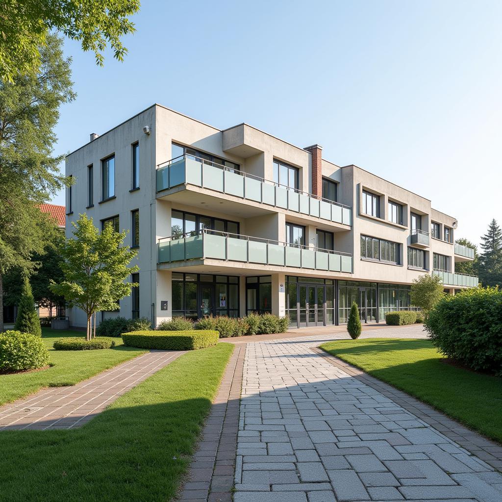 Gebäude des Freiherr-vom-Stein-Gymnasiums in Leverkusen