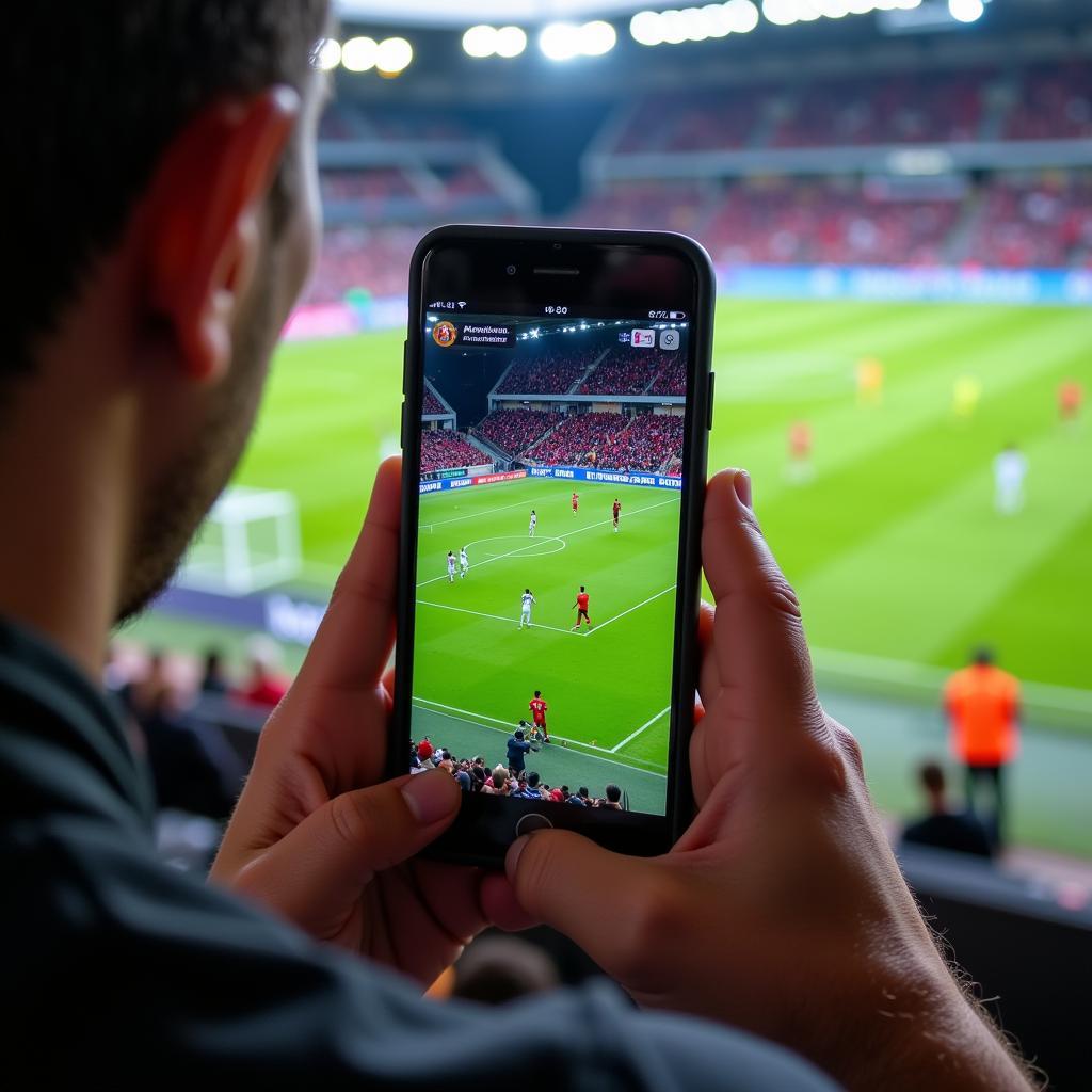 Fußball Live Stream Smartphone Übertragung