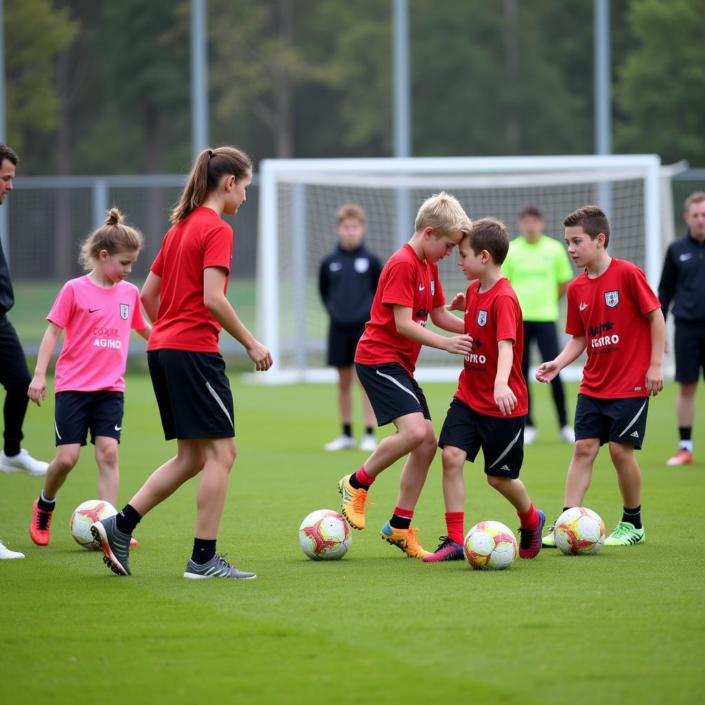 Fußballcamp im Soccer Center Leverkusen