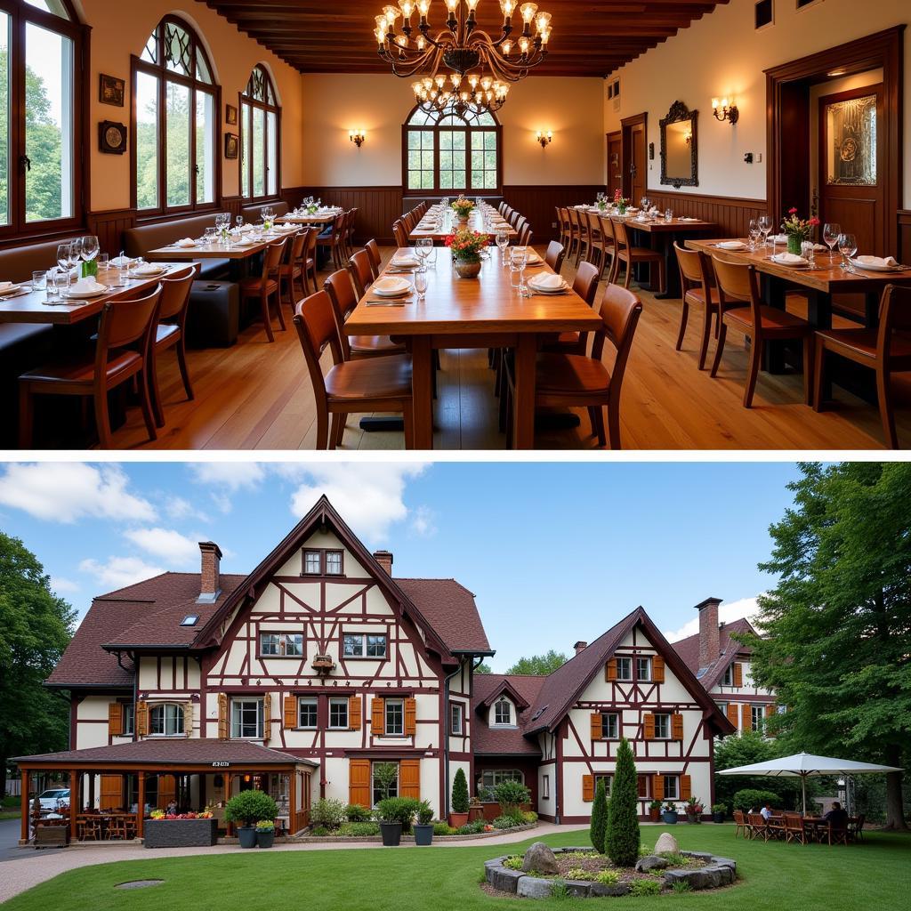 Gemütliches Ambiente im Gasthaus Herkenrath Hof Leverkusen