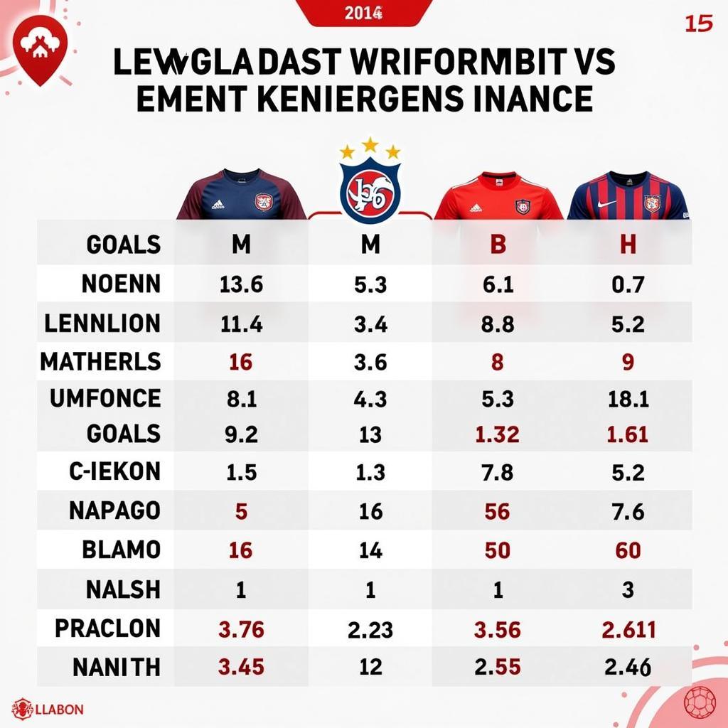 Spielervergleich Hannover 96 und Leverkusen