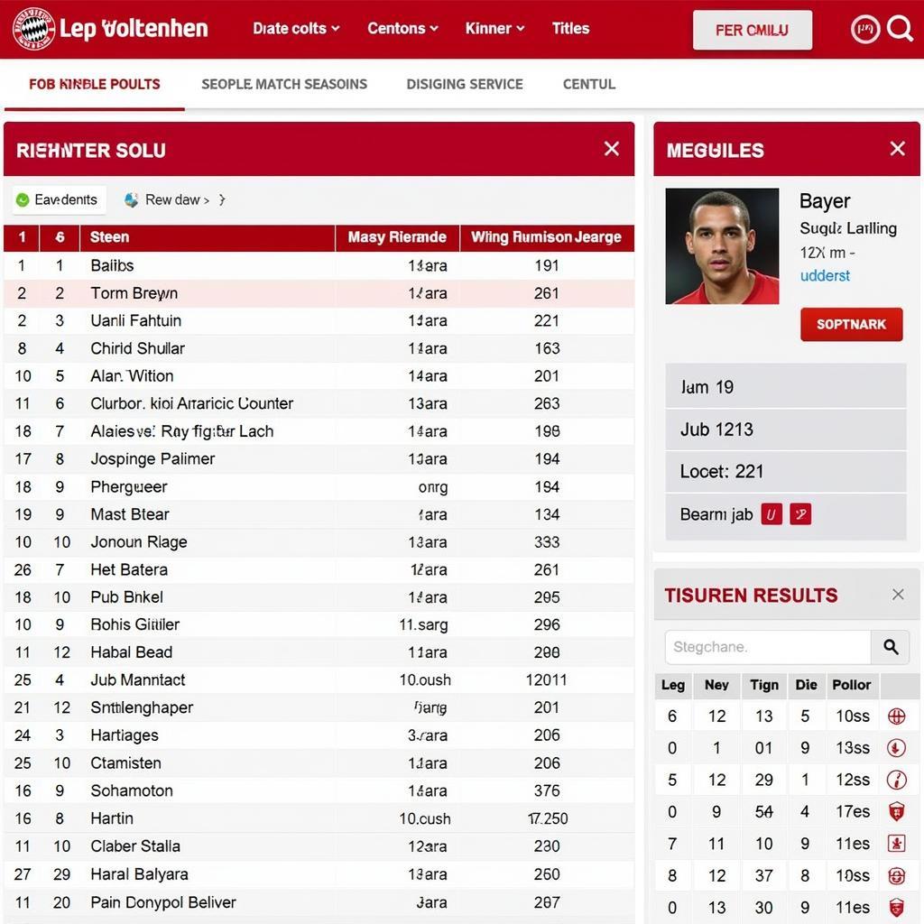 Historische Daten und Statistiken zu Bayer Leverkusen