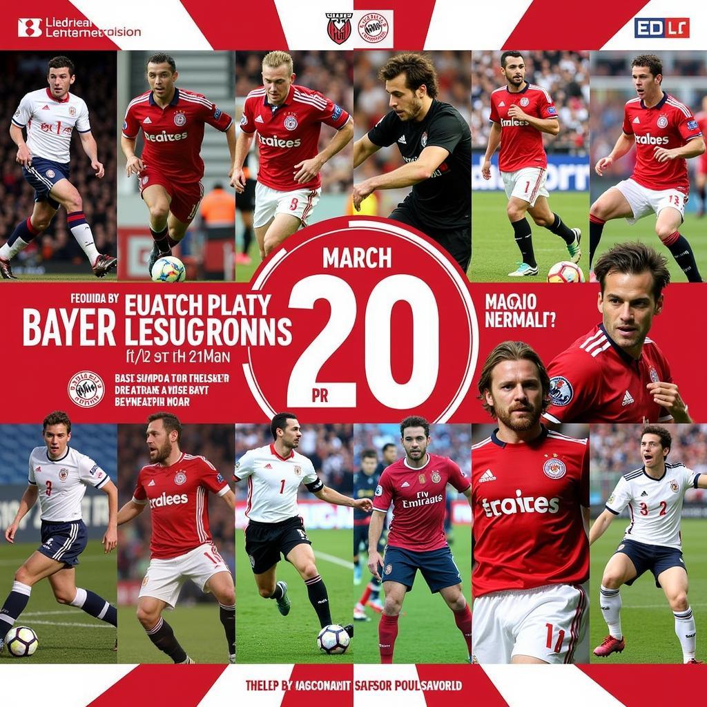 Historische Spiele von Bayer Leverkusen am 20. März