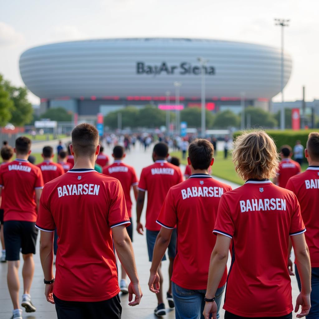 Hotel nahe BayArena Fußballfans