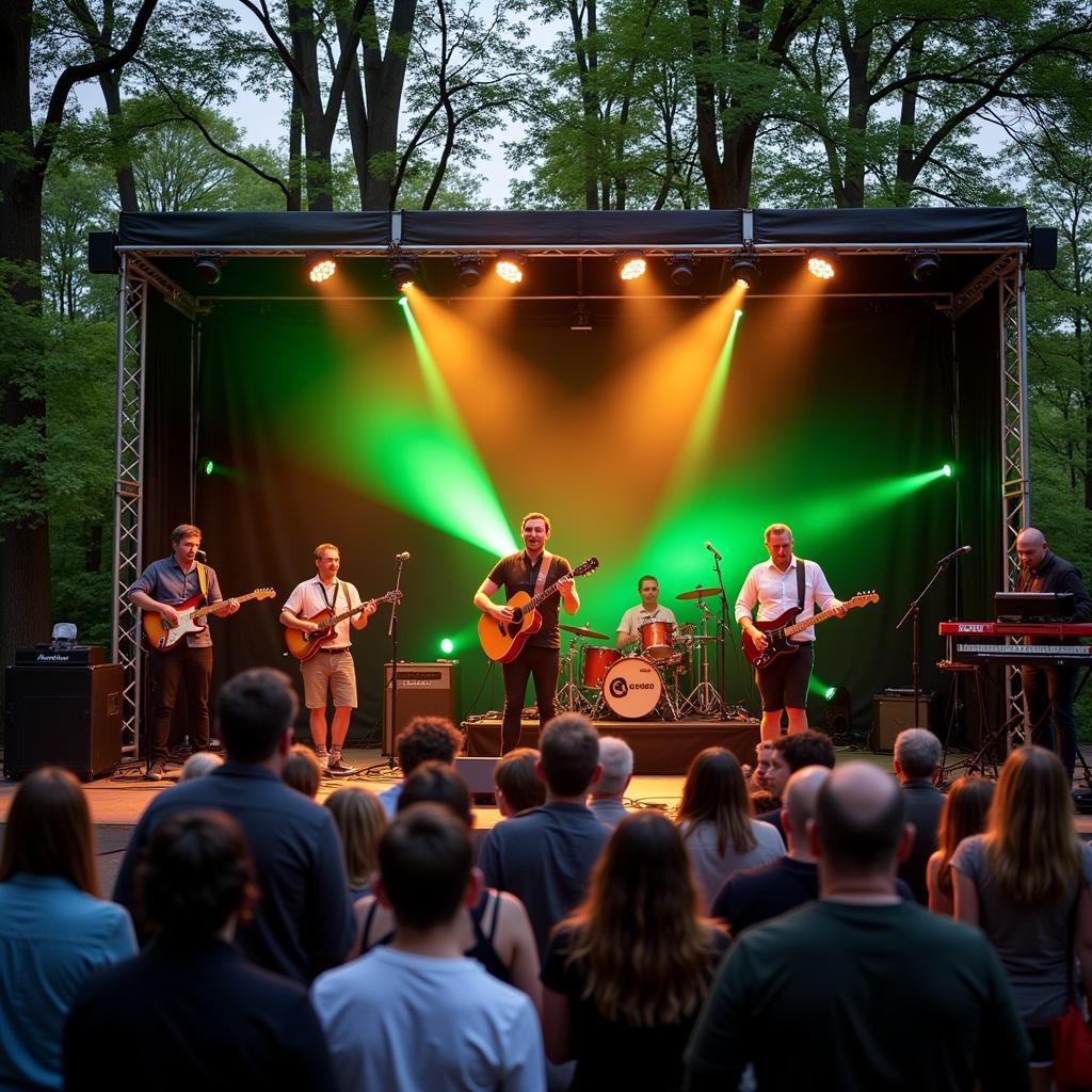 Irische Musik im Neuland Park Leverkusen