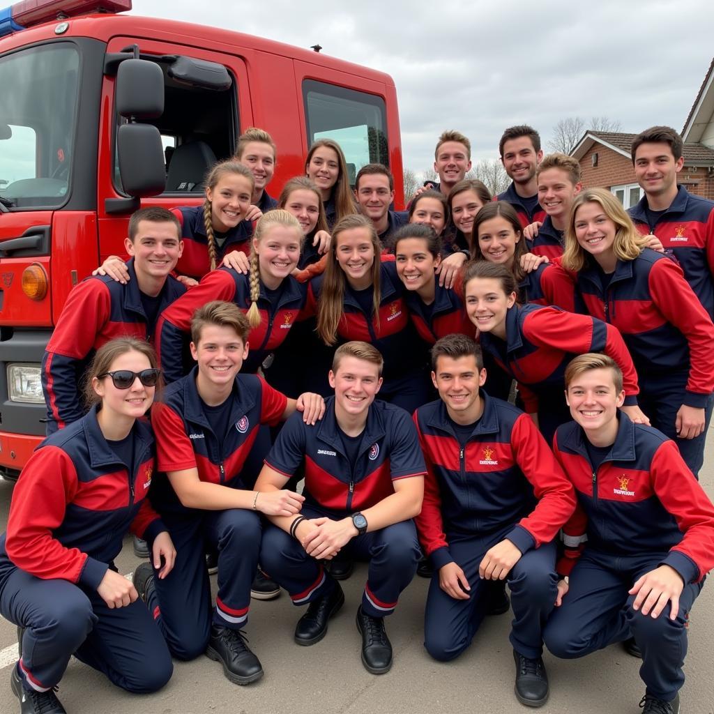 Jugendfeuerwehr Leverkusen zeigt Teamgeist