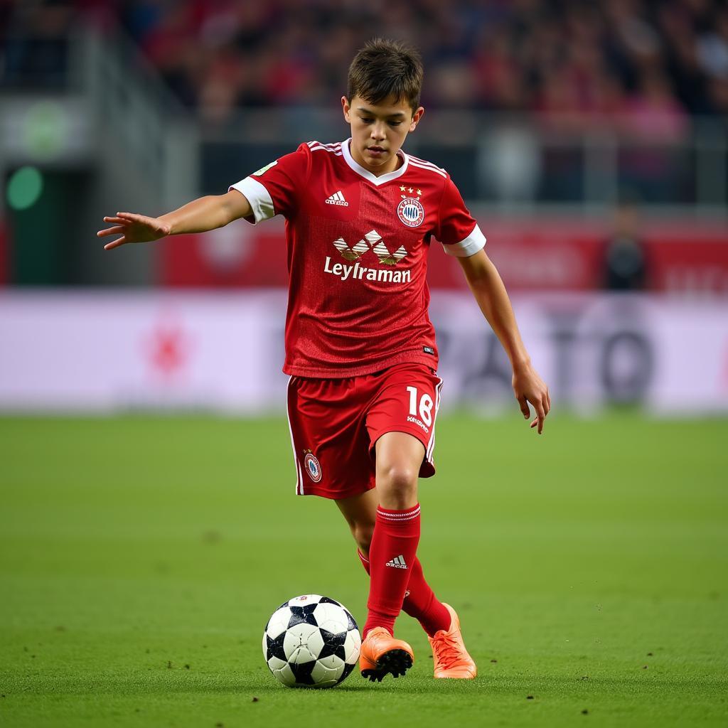 Kai Havertz in der Jugend von Bayer 04 Leverkusen