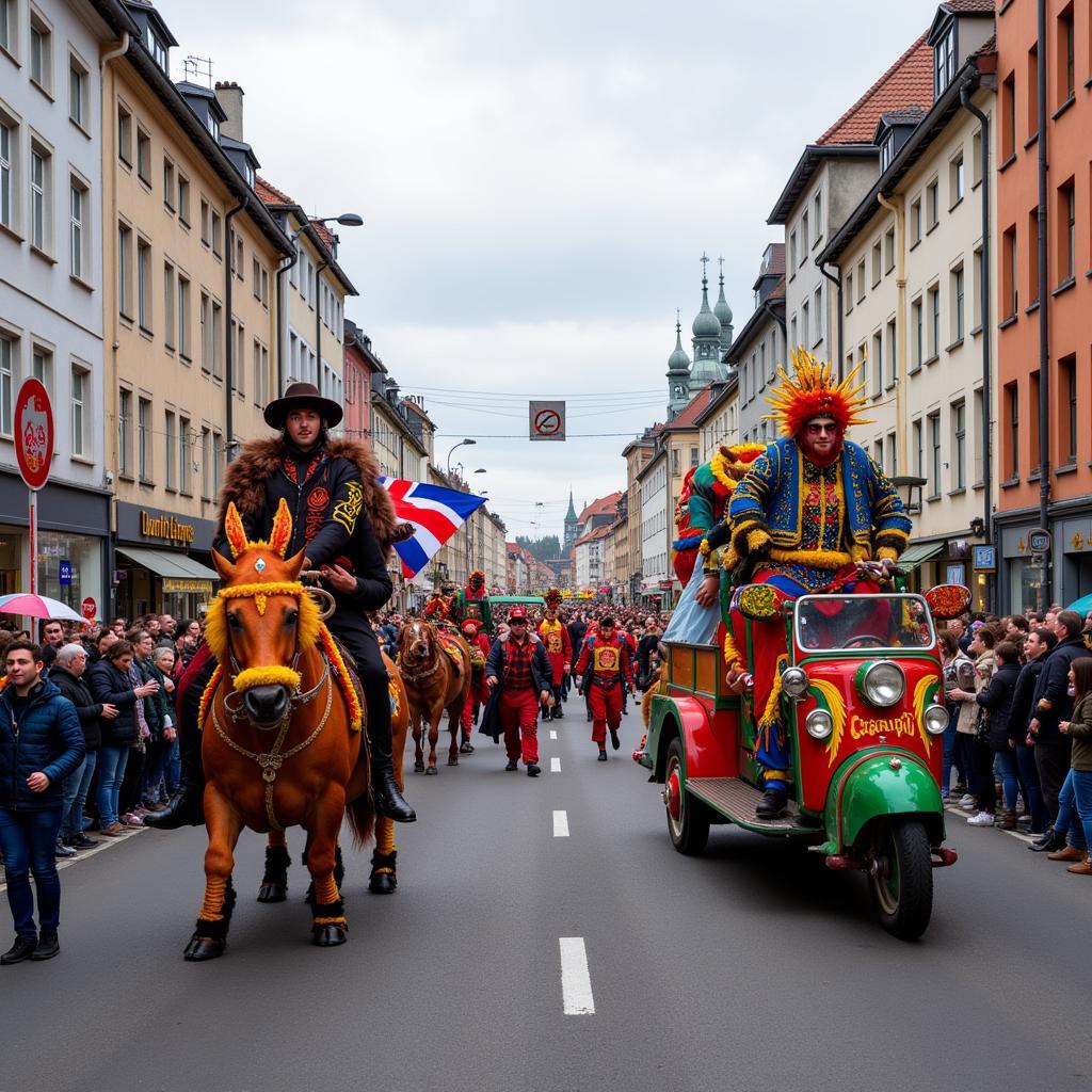 Karnevalszug in Leverkusen 2024