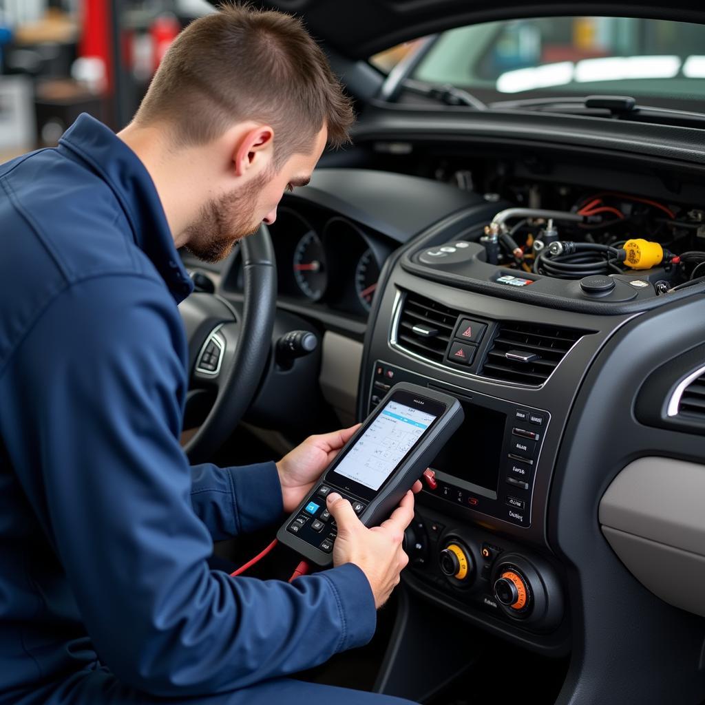 Reparatur einer Autoklimaanlage in Leverkusen