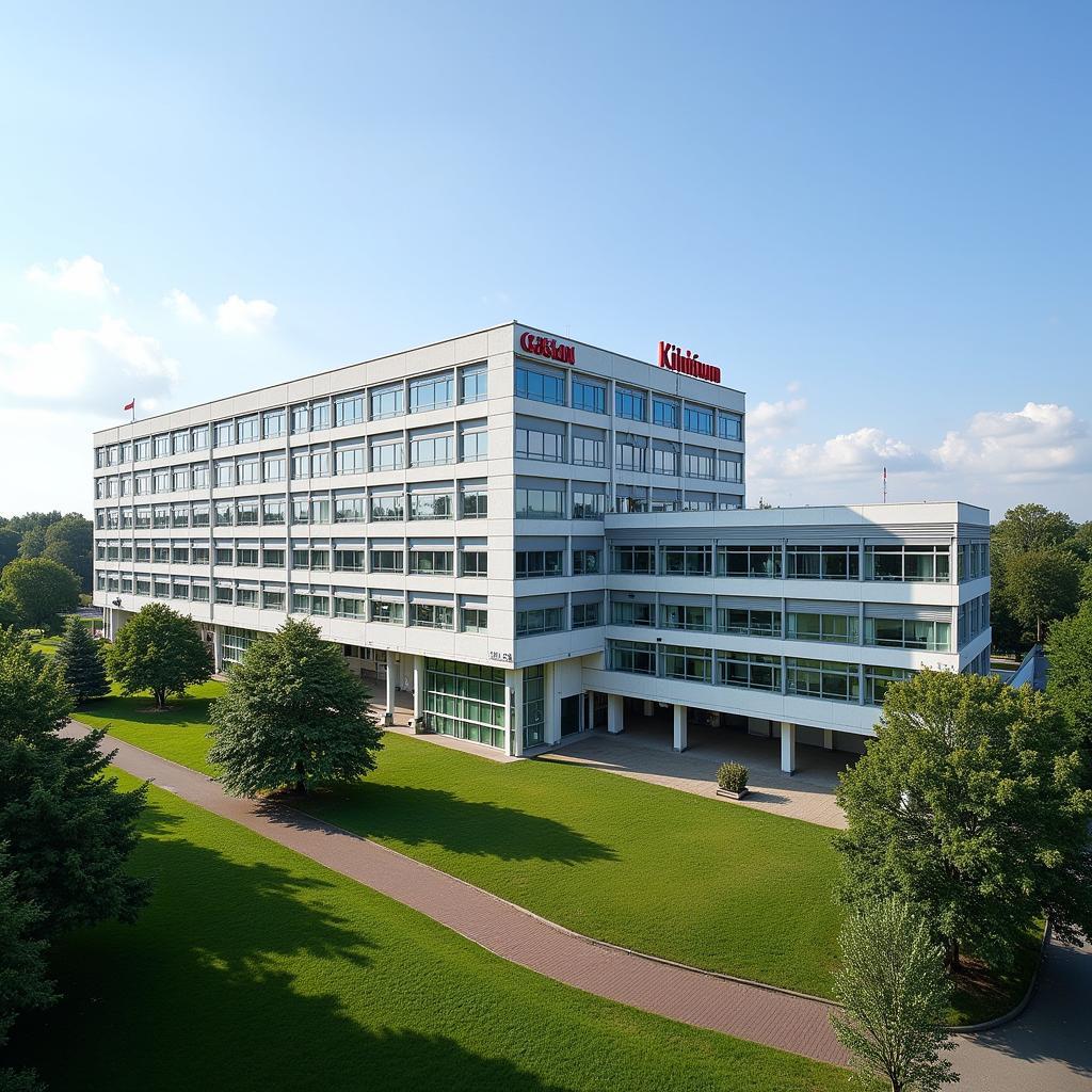 Aussenansicht des Klinikums Leverkusen