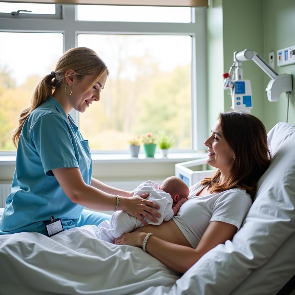 Mutter-Kind-Station im Klinikum Leverkusen