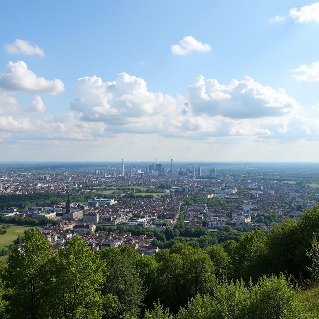 Köln Leverkusen Schlebusch Landschaftspanorama