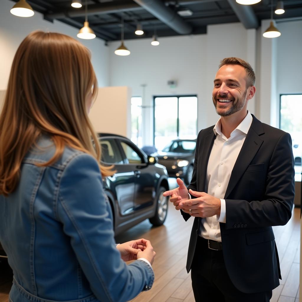 Individuelle Kundenberatung im Autohaus Leverkusen