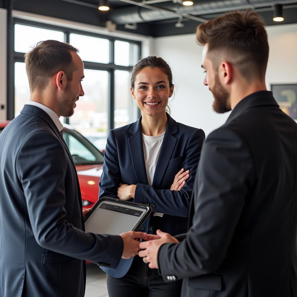 Kundenberatung im Autohaus Luchtenberg Leverkusen